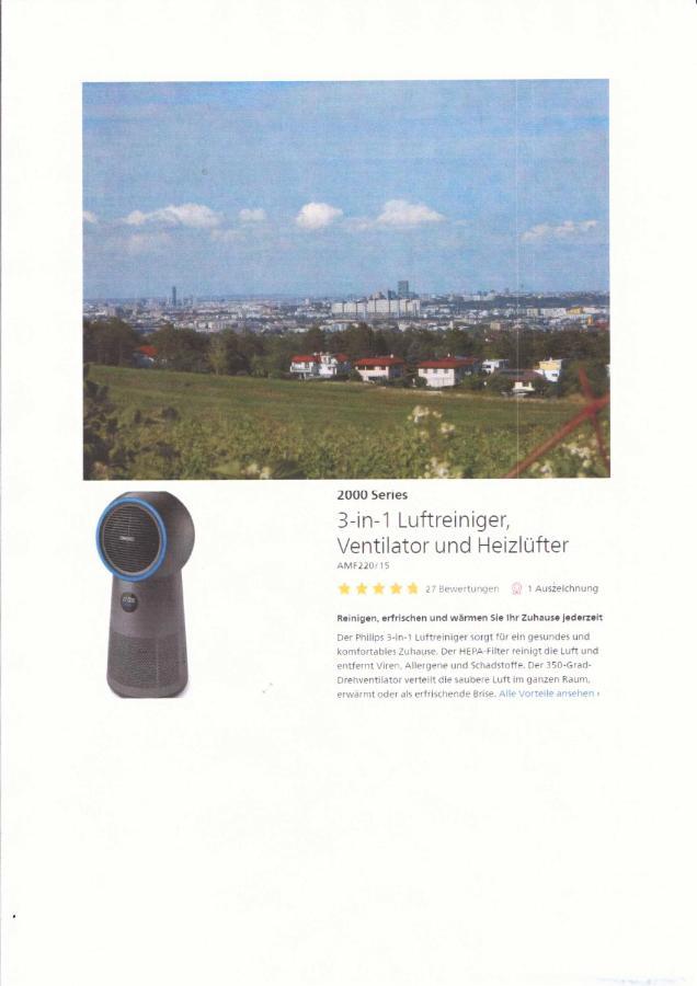 Top Over Vienna, Perchtoldsdorf Weinberge Ideal With Car Exterior photo